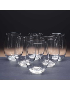 Set de 6 vasos altos de cristal para whisky o agua - Colección CRISTALLIN. 2