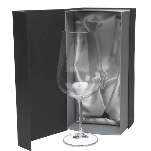 Set de 1 copa de cristal para vino o agua - Colección TORI TITANIUM.