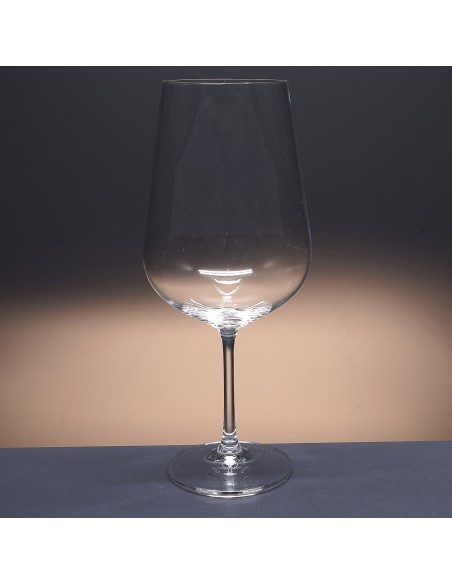 Set de 1 copa de cristal para vino o agua - Colección TORI TITANIUM.