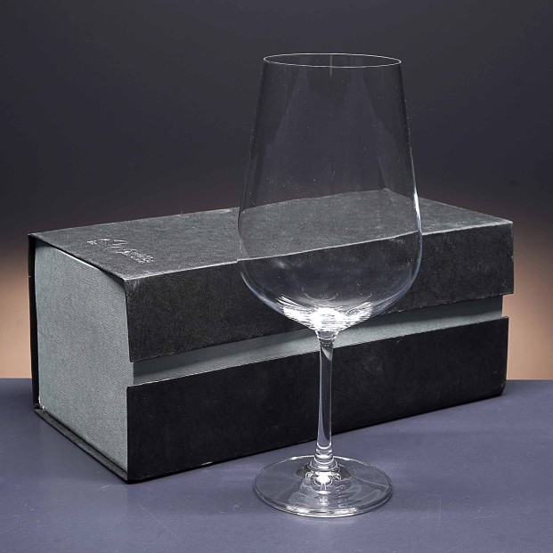 Set de 1 copa de cristal para vino o agua - Colección TORI TITANIUM.