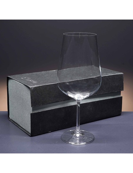 Set de 1 copa de cristal para vino o agua - Colección TORI TITANIUM.