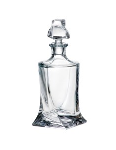 Botella de cristal - Para whisky o licor - Colección QUADRO.