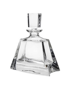 Botella de cristal - Para whisky o licor - Colección FLAT.