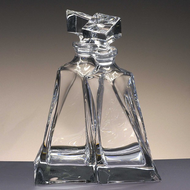 Botellas de cristal - Para whisky o licor - Colección LOVERS.