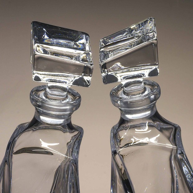 Botellas de cristal - Para whisky o licor - Colección LOVERS.