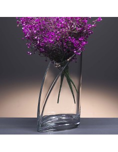 Florero de cristal - Jarrón - Colección 04893. 2