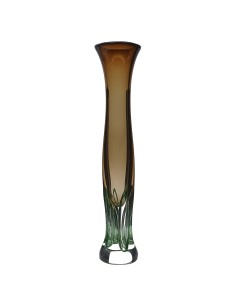 Florero de cristal - Jarrón - Colección JW 105-ART DECO.