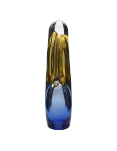 Florero de cristal - Jarrón - Colección JDA 309-ART DECO.