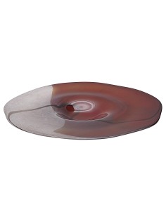 Centro plano de mesa de cristal - Colección 7130-VAKARA.