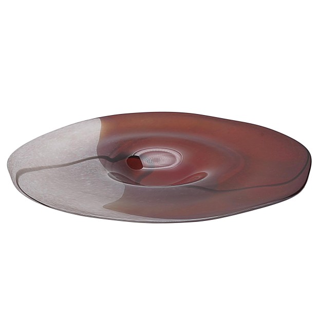 Centro plano de mesa de cristal - Colección 7130-VAKARA.