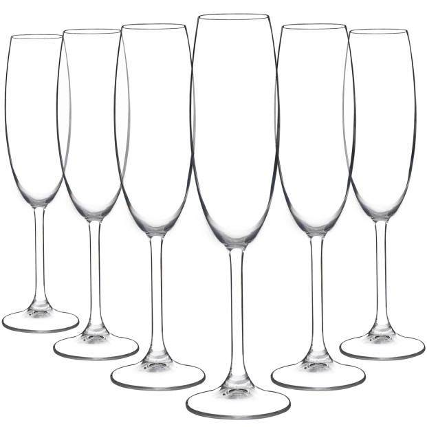 Juego 18 copas de cristal para champán - Colección GASTRO.