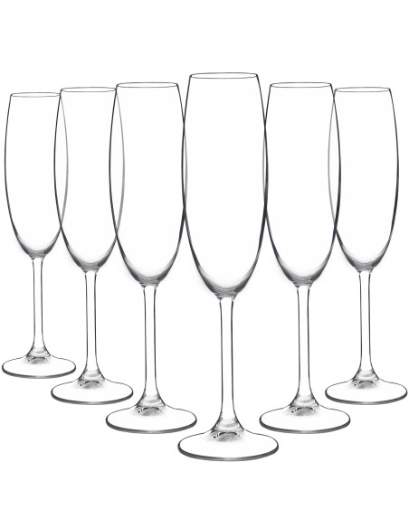 Juego 18 copas de cristal para champán - Colección GASTRO.