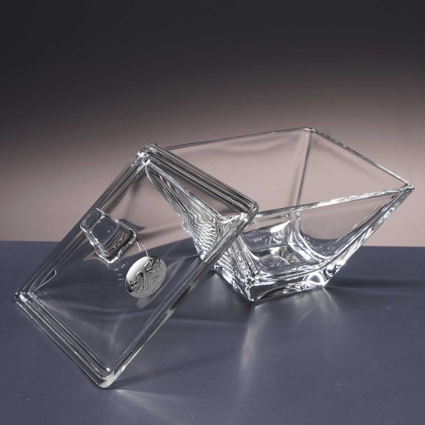 Bombonera de cristal - Colección TORCELLO-ANIVERSARIO BILAMINADO.