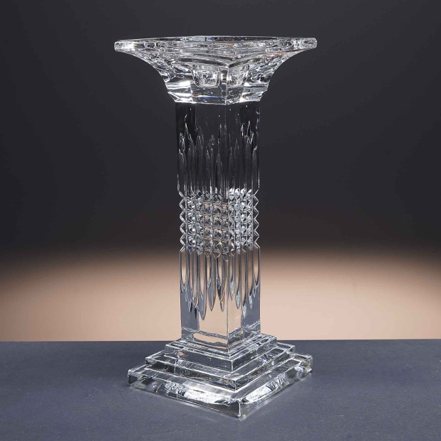 Candelabro de cristal - Portavela - Colección COLUMNA.