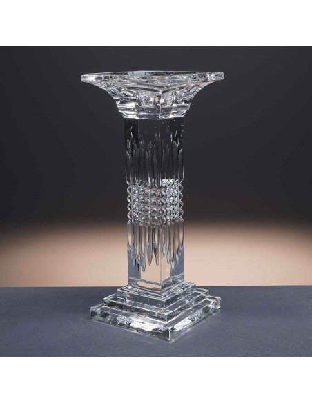 Candelabro de cristal - Portavela - Colección COLUMNA.