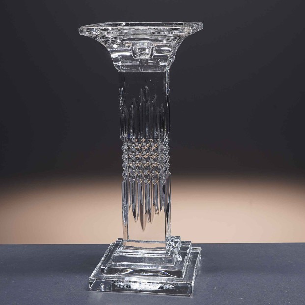 Candelabro de cristal - Portavela - Colección COLUMNA.