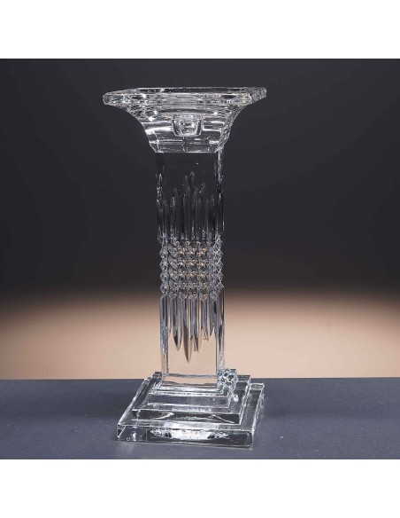 Candelabro de cristal - Portavela - Colección COLUMNA.