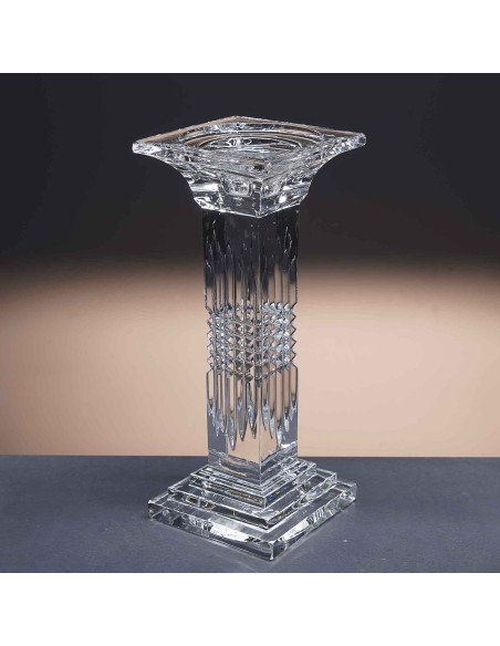 Candelabro de cristal - Portavela - Colección COLUMNA.