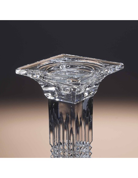Candelabro de cristal - Portavela - Colección COLUMNA.
