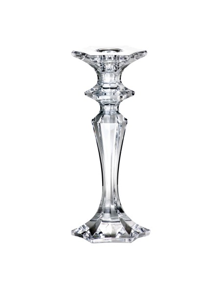 Candelabro de cristal - Portavela - Colección LUXOR.