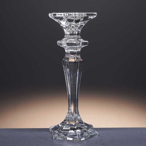 Candelabro de cristal - Portavela - Colección LUXOR.