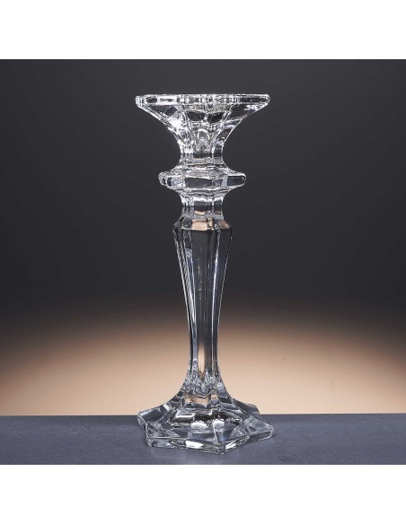 Candelabro de cristal - Portavela - Colección LUXOR.