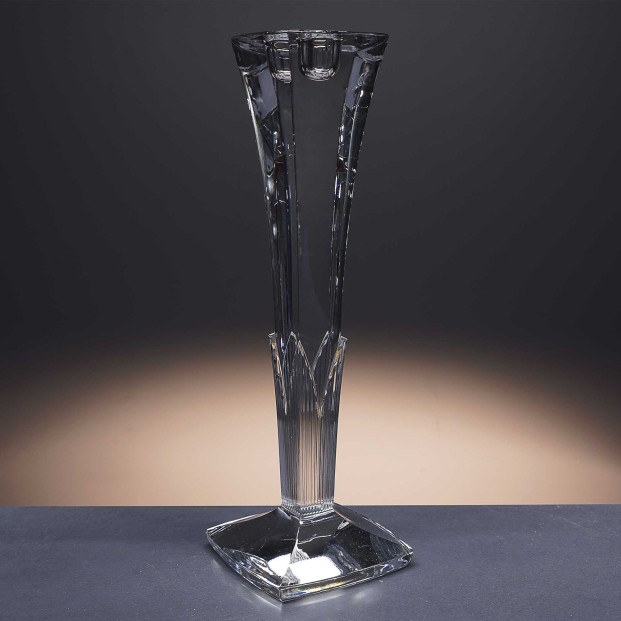 Candelabro de cristal - Portavela - Colección CLEMATIS.