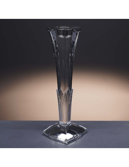 Candelabro de cristal - Portavela - Colección CLEMATIS.