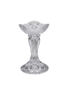 Candelabro de cristal - Portavela - Colección 66/14/14.
