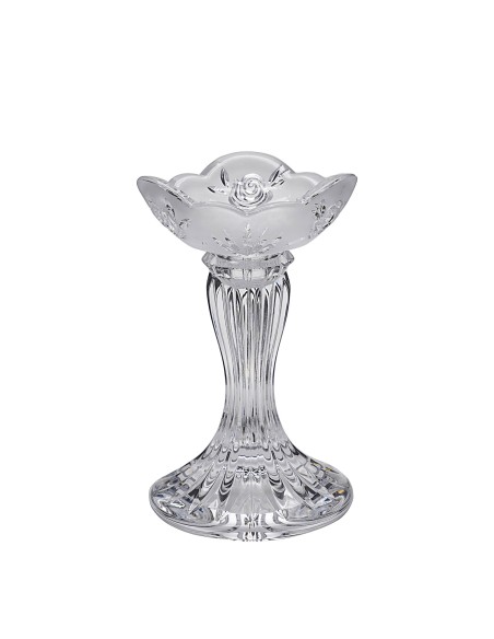 Candelabro de cristal - Portavela - Colección 66/14/14.