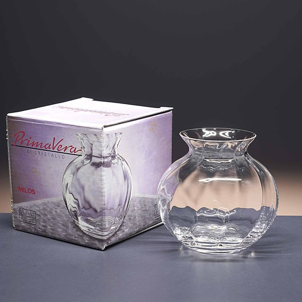 Violetero de cristal - Florero - Jarrón - Colección MILOS.
