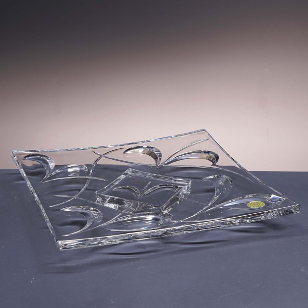 Centro plano de mesa de cristal - Colección OSAKA.