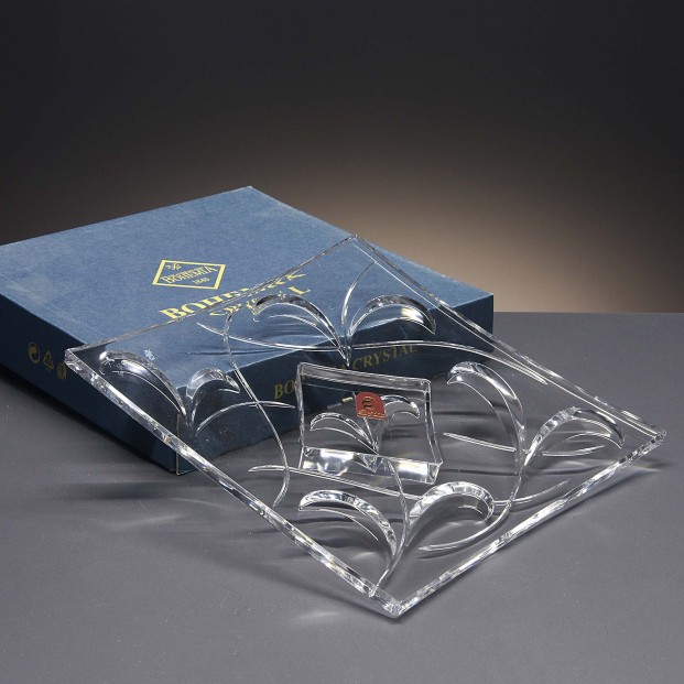 Centro plano de mesa de cristal - Colección OSAKA.