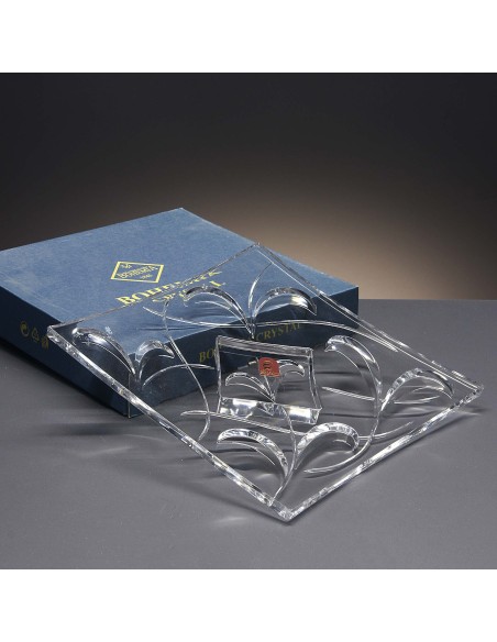 Centro plano de mesa de cristal - Colección OSAKA.