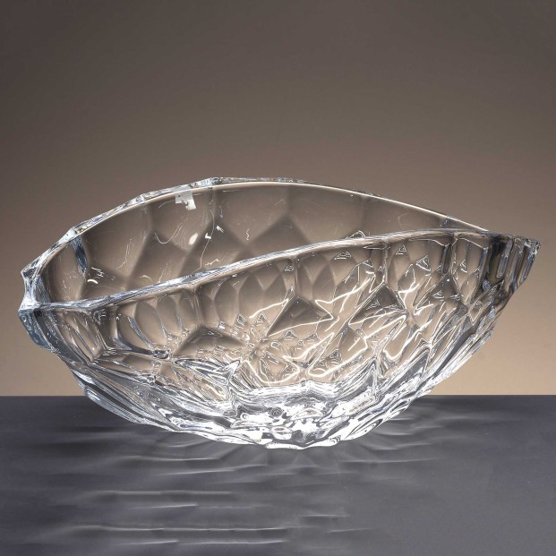 Centro de mesa de cristal - Colección HONEY COMB.