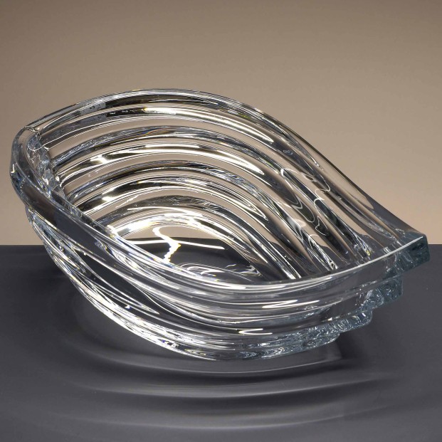 Centro de mesa de cristal - Colección WAVE.