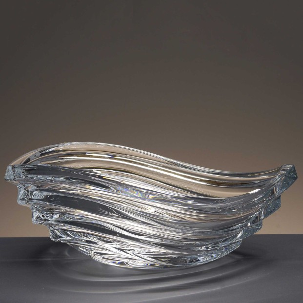 Centro de mesa de cristal - Colección WAVE.