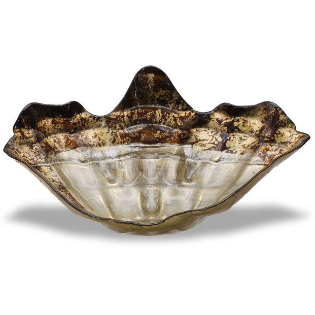 Centro de mesa de cristal - Forma de concha - Colección 5147.