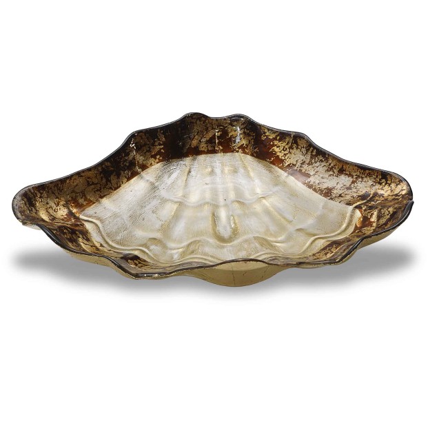 Centro de mesa de cristal - Forma de concha - Colección 5147.