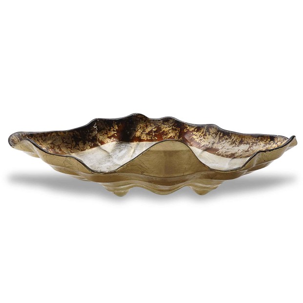 Centro de mesa de cristal - Forma de concha - Colección 5147.