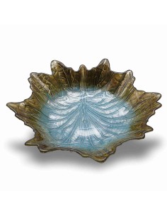 Centro de mesa de cristal - Forma de hoja - Colección 5754.