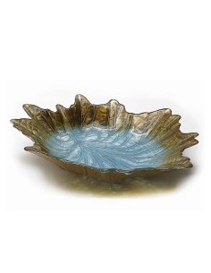 Centro de mesa de cristal - Forma de hoja - Colección 5754. 2