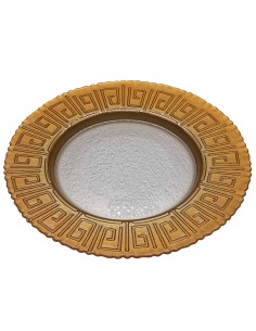 Caja de 6 bajoplatos de cristal - Colección GRIEGO.