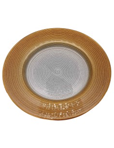 Caja de 6 bajoplatos de cristal - Colección ESPIRAL.