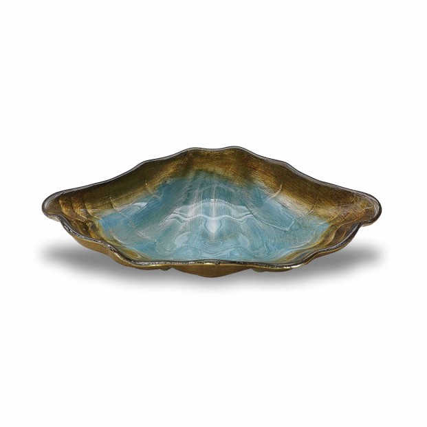 Centro de mesa de cristal - Forma de concha - Colección 5144.