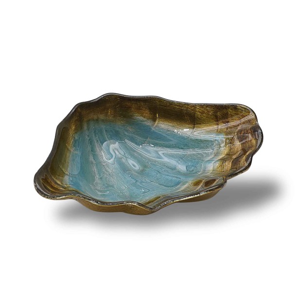 Centro de mesa de cristal - Forma de concha - Colección 5144.