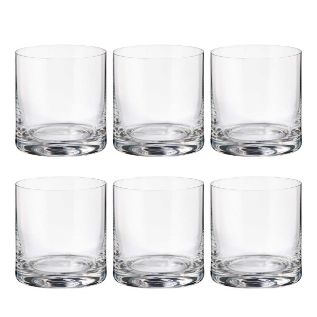 Vasos de Whisky Escocés 6 x 230 ml MGE Set de 6 Piezas para Degustación de Whisky Vidrio Juego de 6 Vasos de Whisky y Agua 